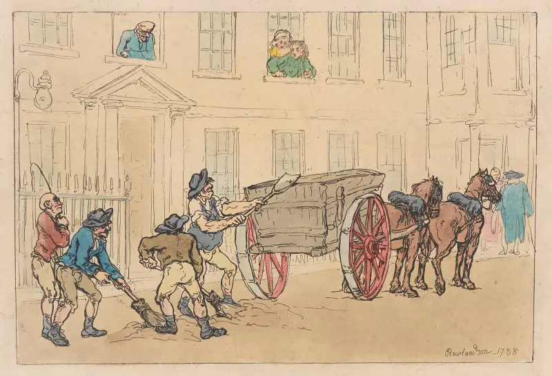 Der Müllkarren von Thomas Rowlandson
