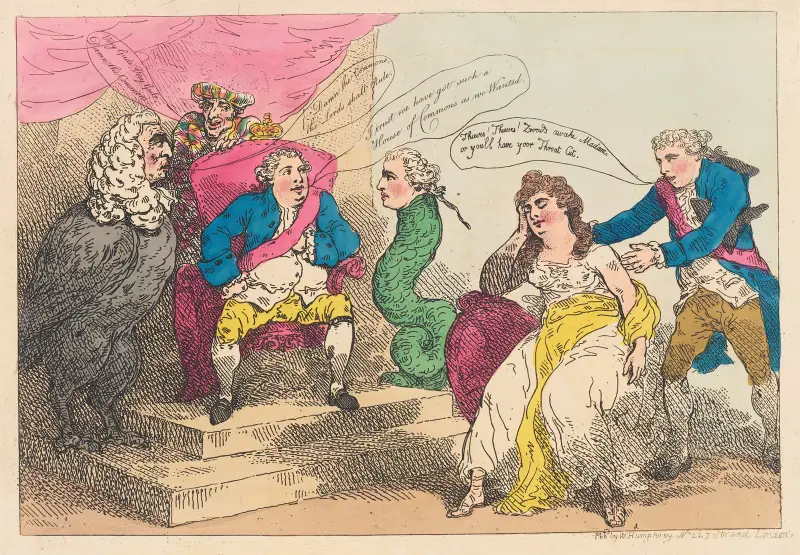 Hemlig påverkan, leder den nya P.L.T. av Thomas Rowlandson