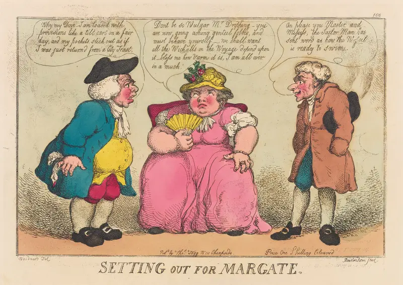 Setting out for Margate, Thomas Rowlandson
