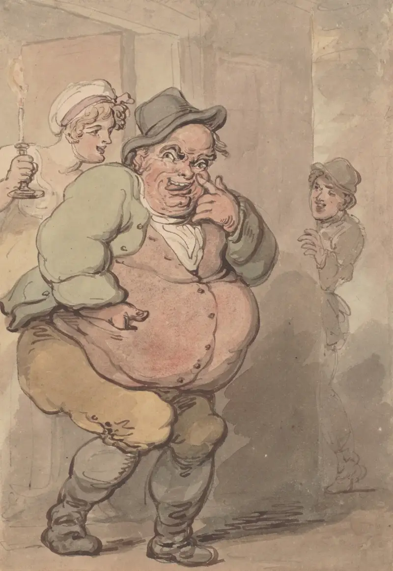 Smock Alley av Thomas Rowlandson