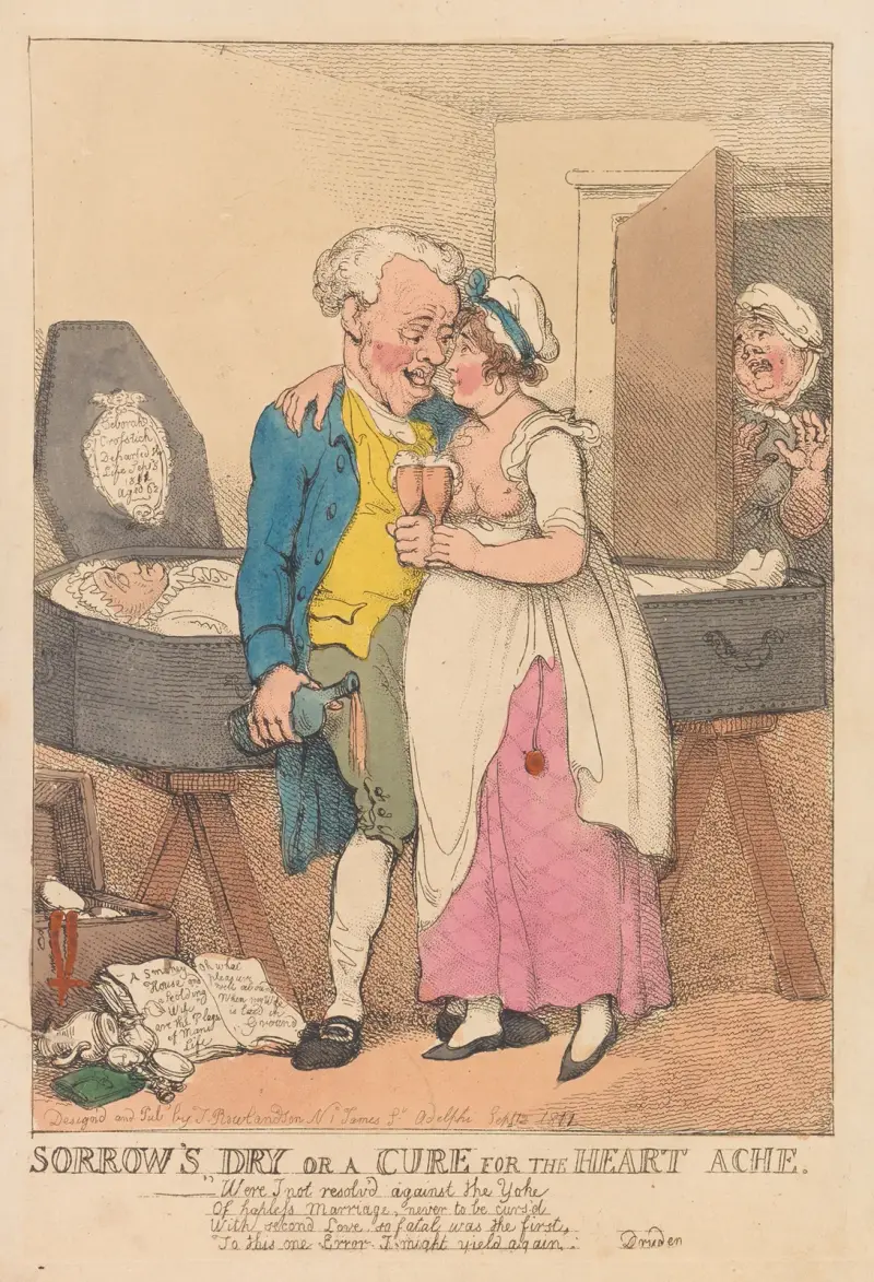 Sorgens torkning eller bot mot hjärtesorg av Thomas Rowlandson