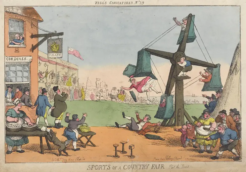 Sport på en marknad. Del två av Thomas Rowlandson
