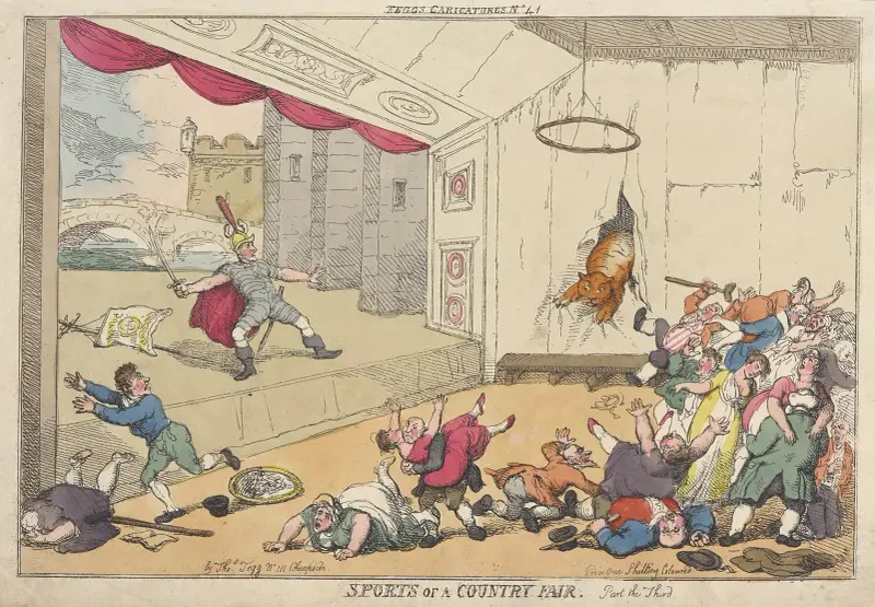 Sports of a country fair. Part the third av Thomas Rowlandson