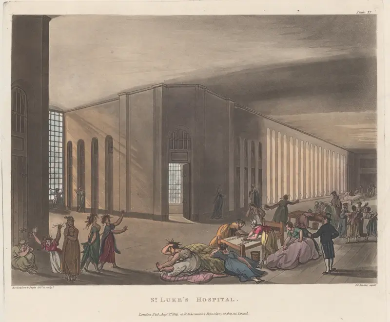 S:t Lukas sjukhus av Thomas Rowlandson