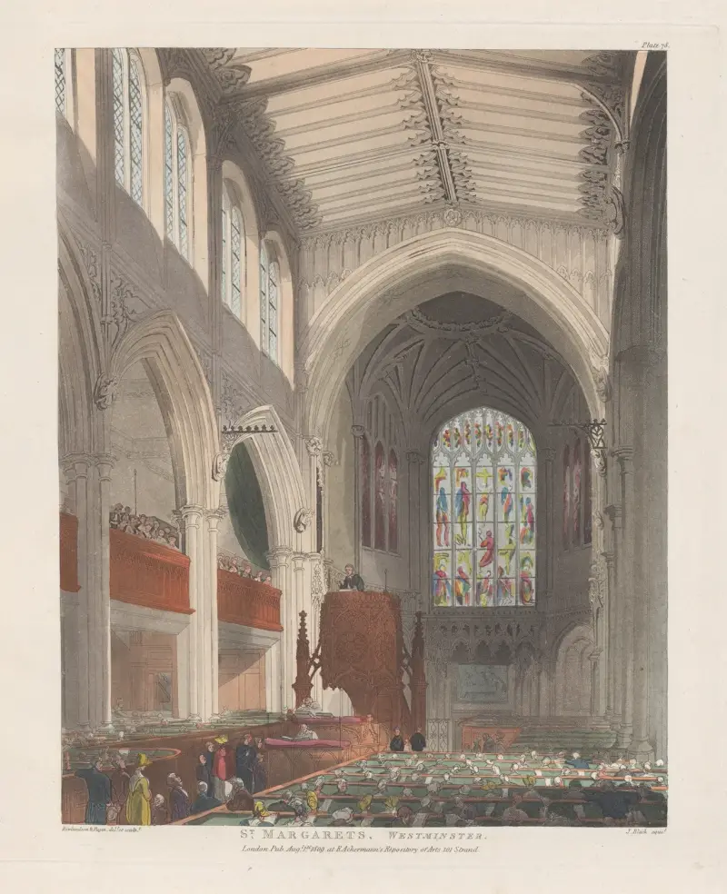 St. Margaret’s Westminster av Thomas Rowlandson
