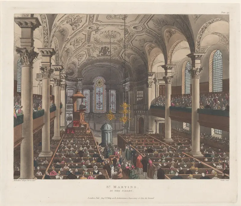 St. Martin’s in the Fields av Thomas Rowlandson