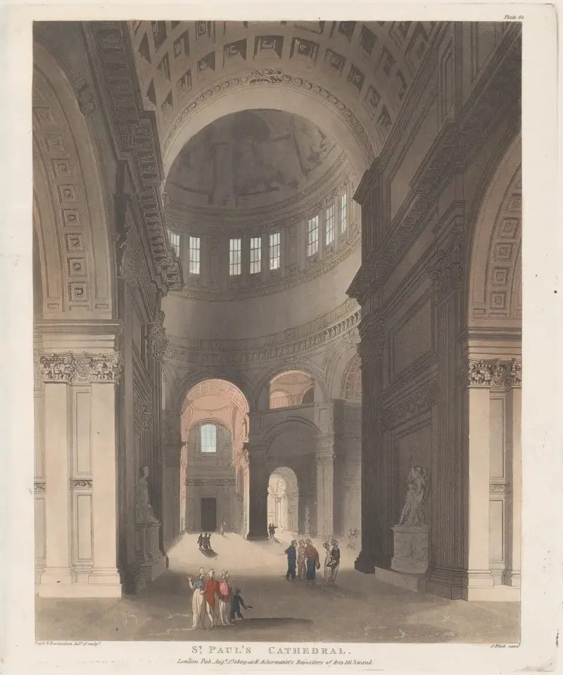 St. Paul’s Cathedral von Thomas Rowlandson