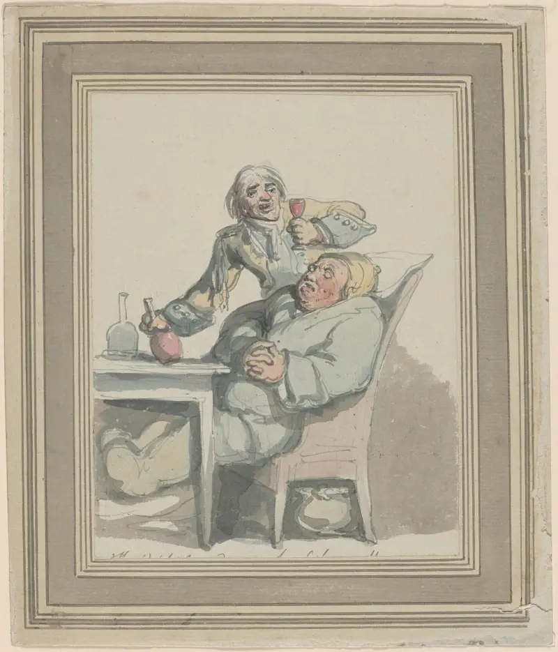 Stulen wine av Thomas Rowlandson