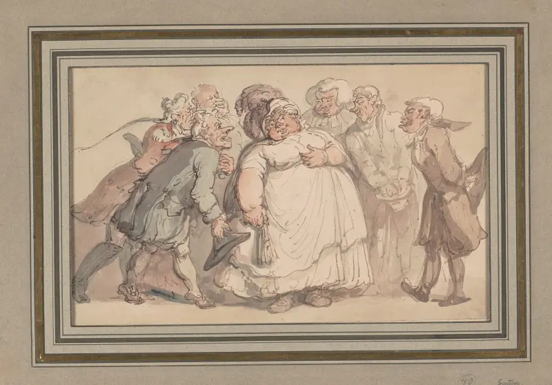 Suitors, Thomas Rowlandson