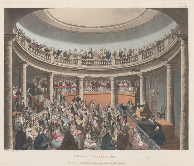 Surrey Institution av Thomas Rowlandson