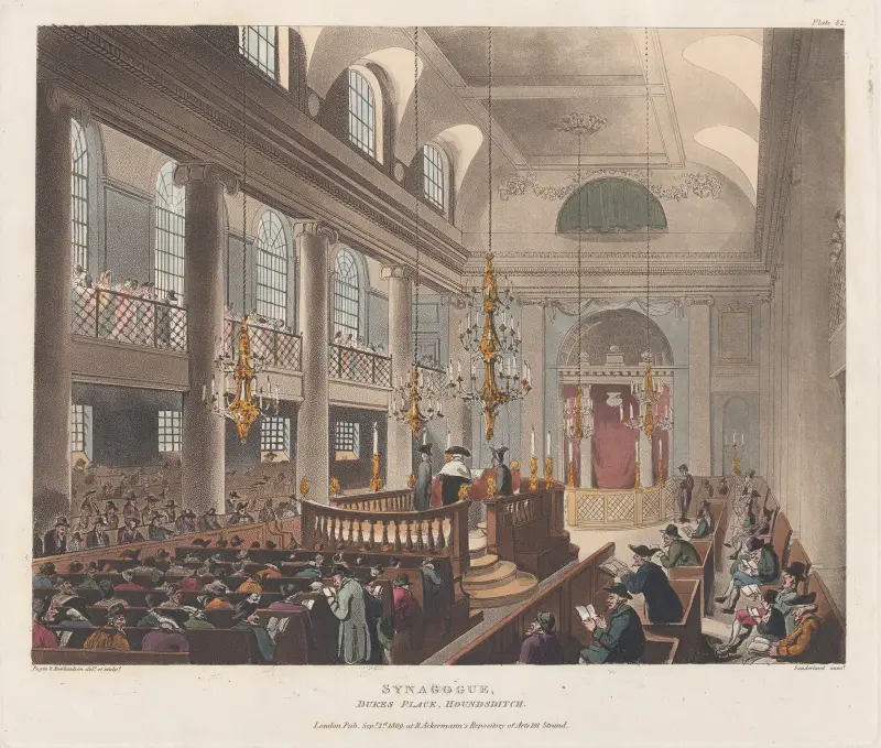 Synagogue von Thomas Rowlandson