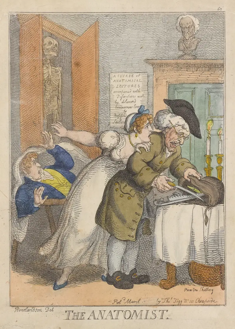 The anatomist av Thomas Rowlandson