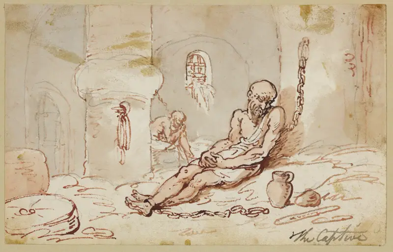 Fången av Thomas Rowlandson