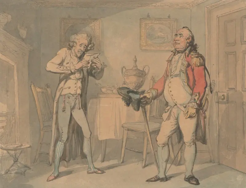 Utmaningen av Thomas Rowlandson