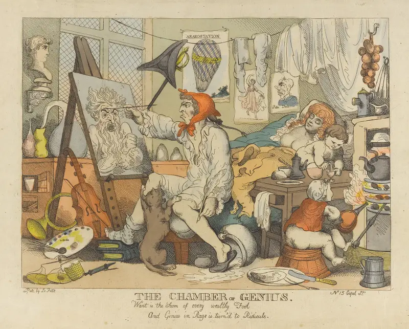 Geniets kammare av Thomas Rowlandson
