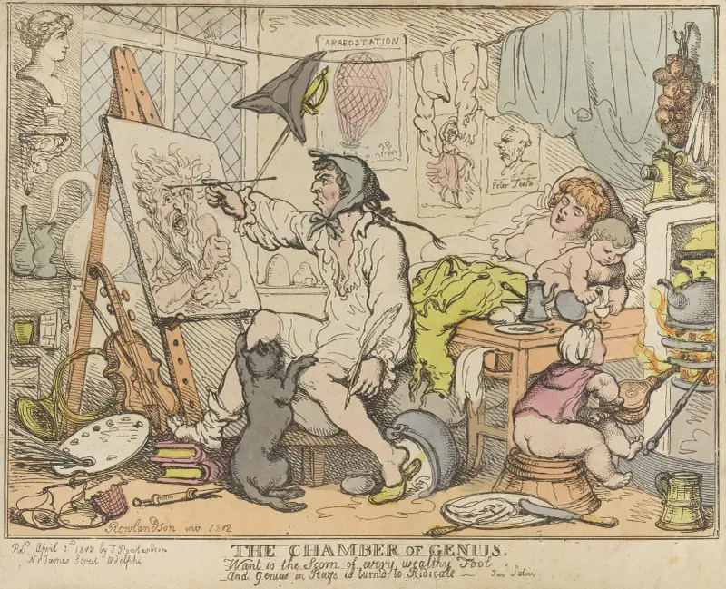 Geniets kammare av Thomas Rowlandson