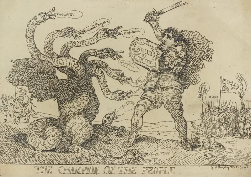 Folkets förkämpe av Thomas Rowlandson
