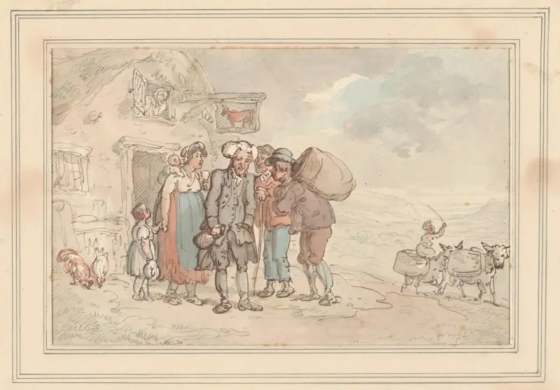 The charitable vicar von Thomas Rowlandson