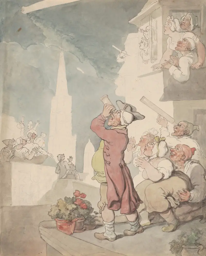 The comet von Thomas Rowlandson