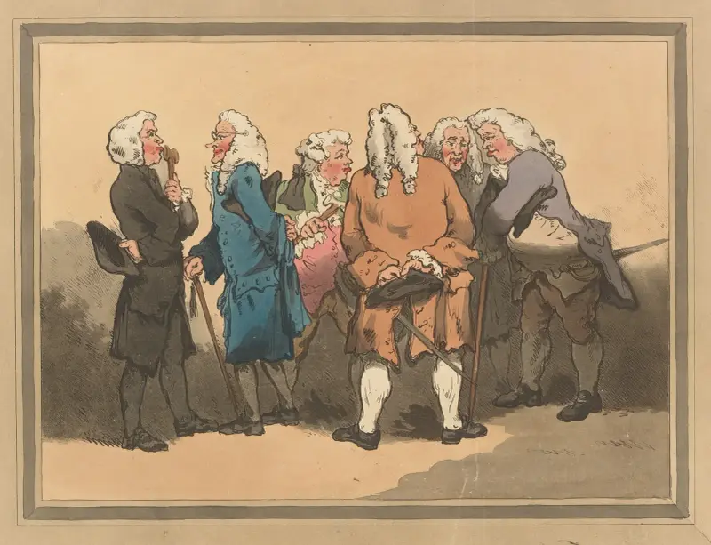 Konsultationen av Thomas Rowlandson