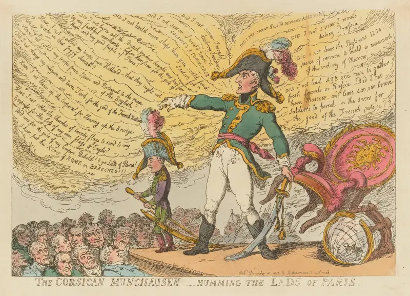 Korsikanen Münchhausen_Hummar grabbarna i Paris av Thomas Rowlandson