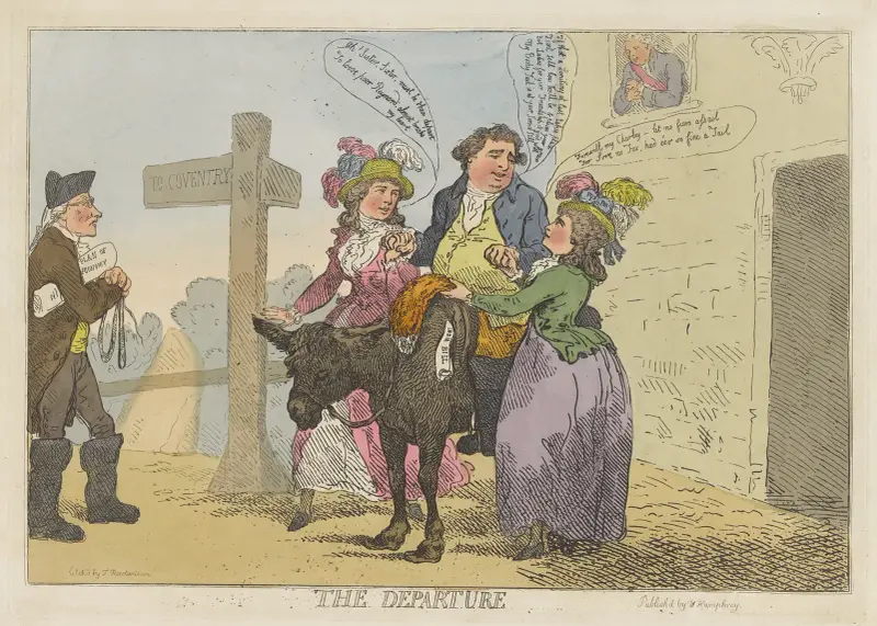 Avresan av Thomas Rowlandson