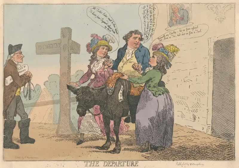 Avfärden av Thomas Rowlandson