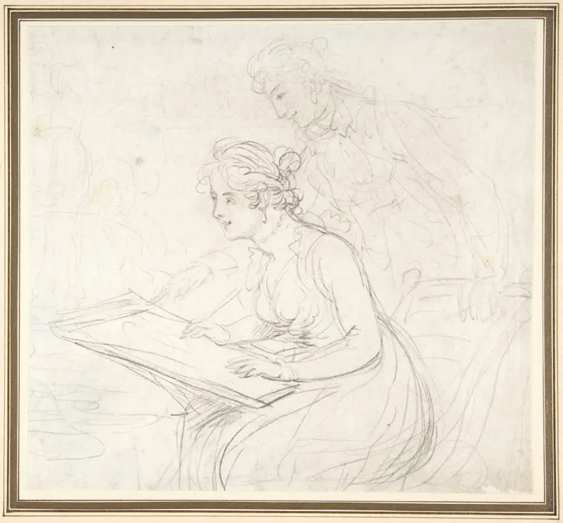 The Drawing Lesson, Thomas Rowlandson
