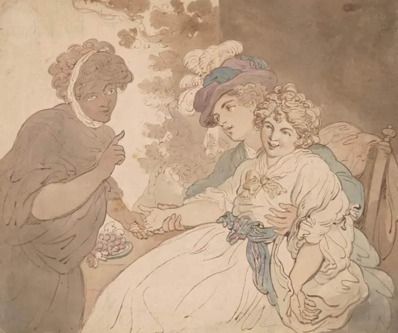 Spåkvinnan av Thomas Rowlandson