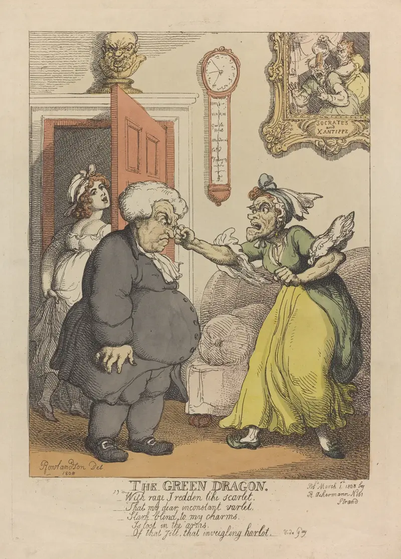 The green dragon, Thomas Rowlandson