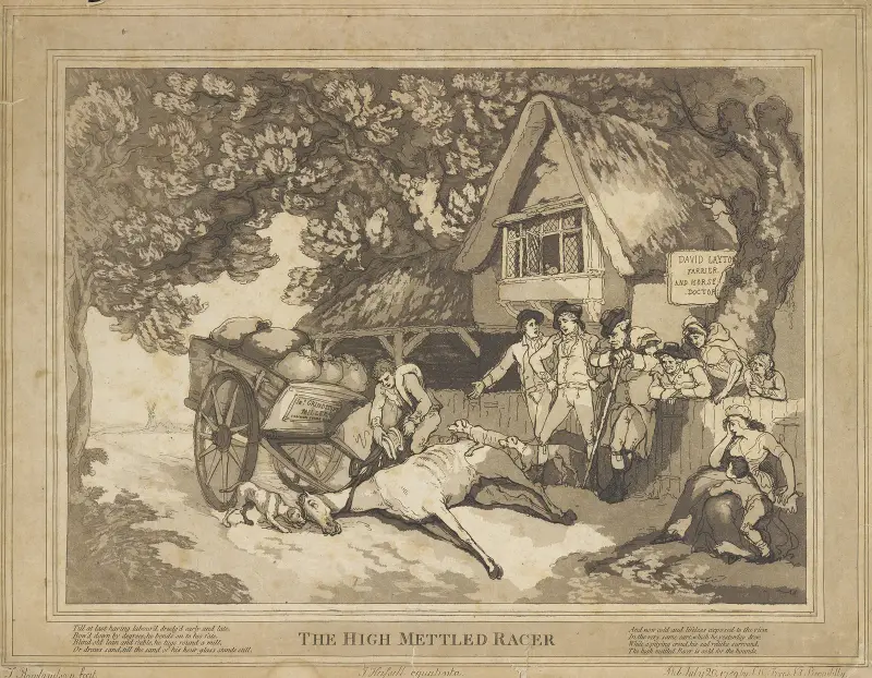 The high mettled racer, Thomas Rowlandson