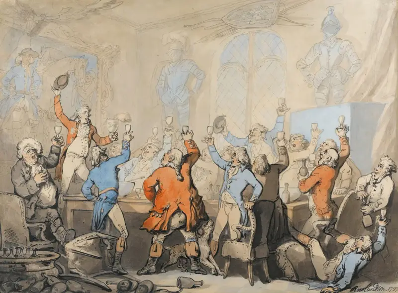 Das Jagdessen von Thomas Rowlandson
