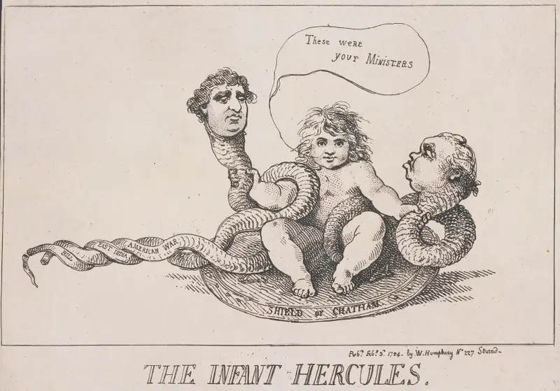 Den unge Herkules av Thomas Rowlandson