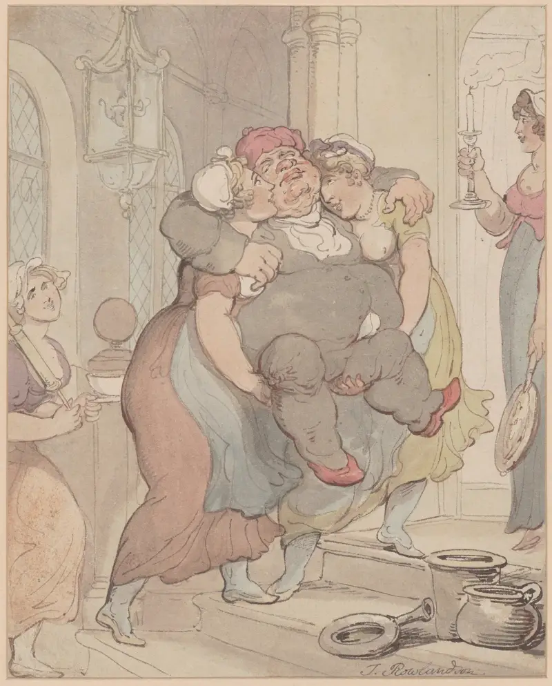 The lift, Thomas Rowlandson