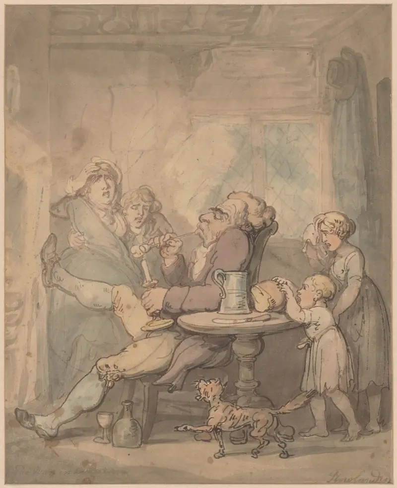 Mannen i position av Thomas Rowlandson