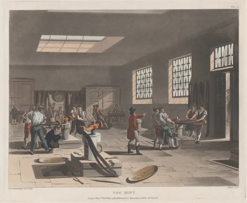 The Mint, Thomas Rowlandson