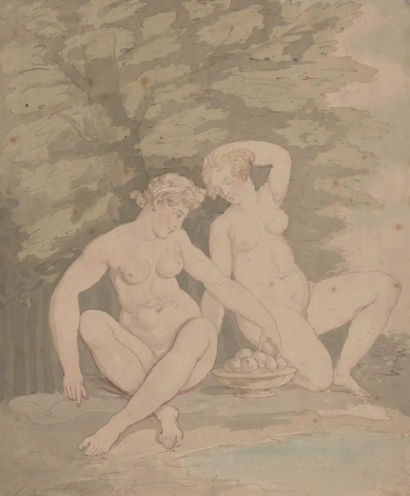 The noonday feast, Thomas Rowlandson