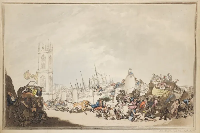 The overdrove ox von Thomas Rowlandson
