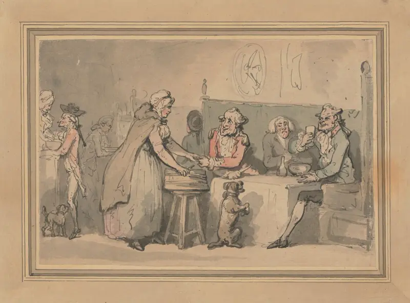 Ostronkvinnan av Thomas Rowlandson