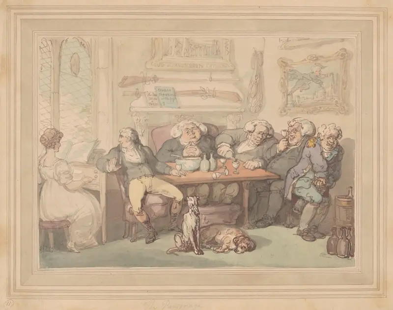 The parsonage von Thomas Rowlandson