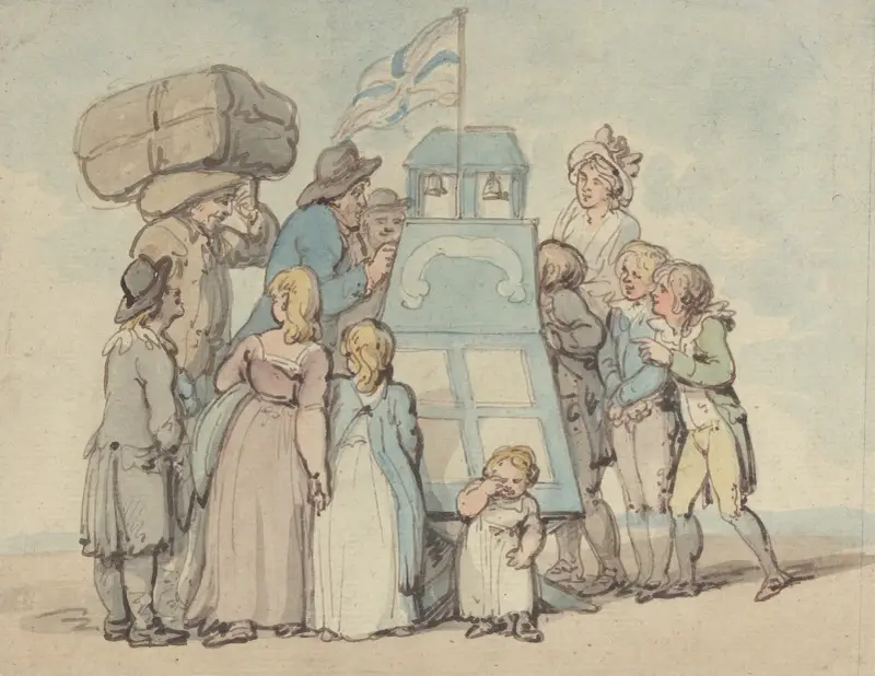 Das Guckkastenbild von Thomas Rowlandson