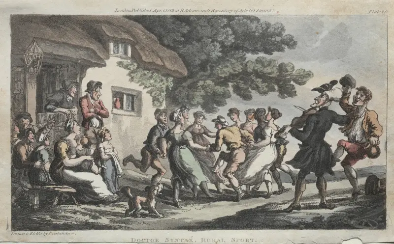 The Rev. Dr. Syntax Rural Sport av Thomas Rowlandson