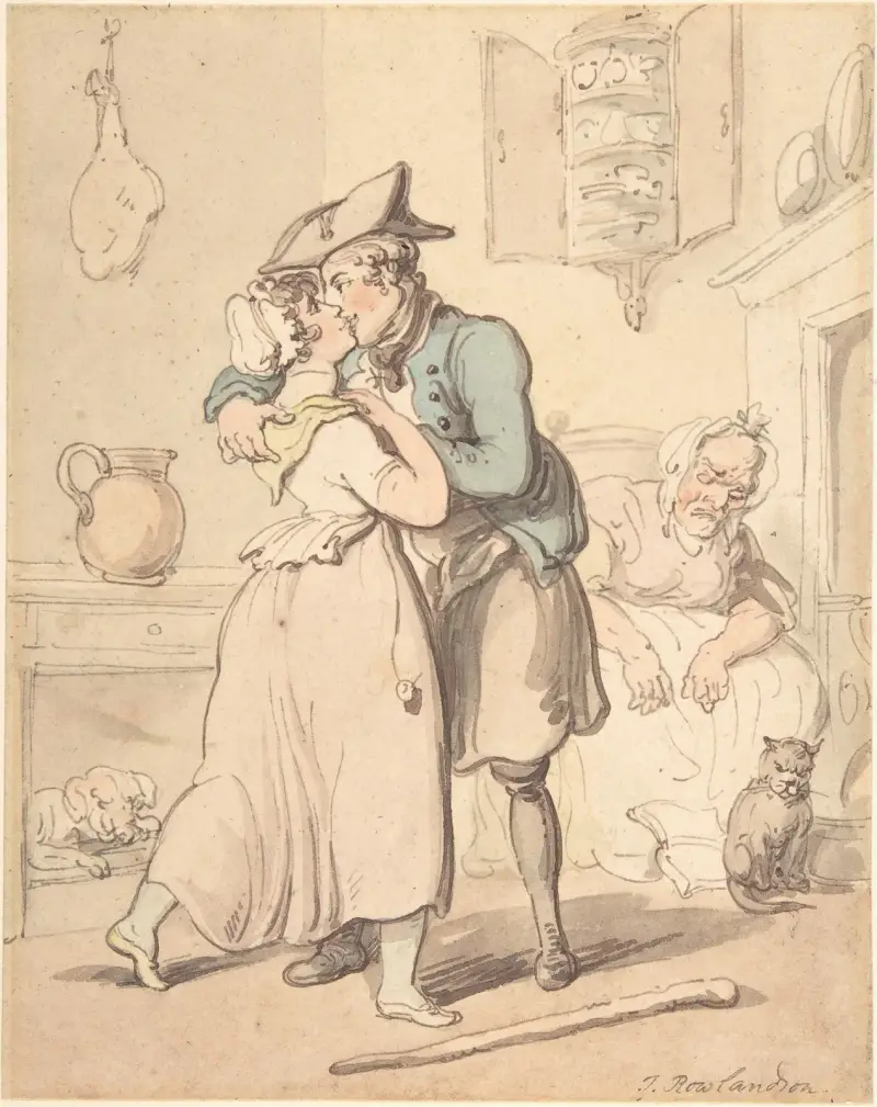 The Sailor’s Return from Active Service von Thomas Rowlandson