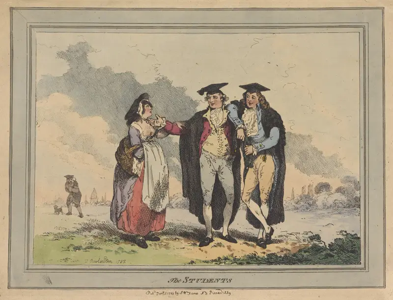 Studenterna av Thomas Rowlandson
