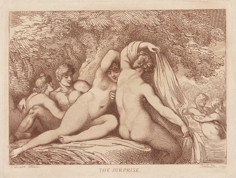 The surprise, Thomas Rowlandson