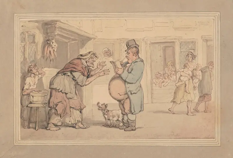 Skatteindrivaren av Thomas Rowlandson