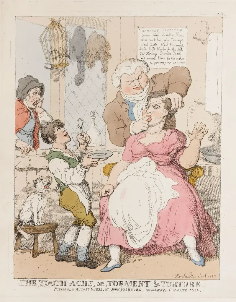 Tandvärken, eller, plåga & pina av Thomas Rowlandson