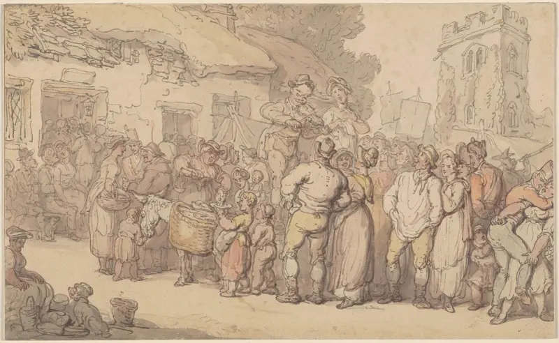 Bymarknaden av Thomas Rowlandson