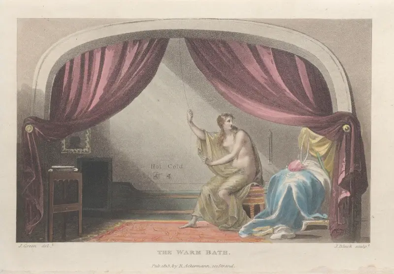 The Warm Bath von Thomas Rowlandson