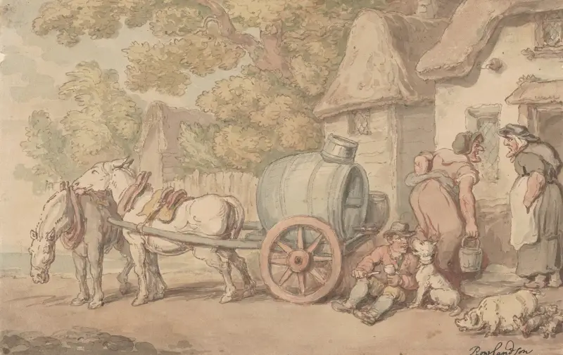 The water wagon von Thomas Rowlandson